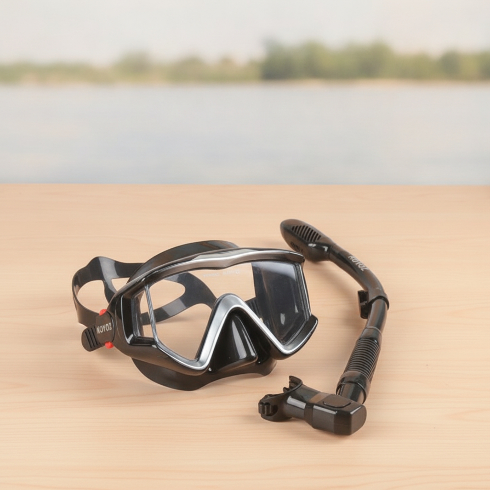 Snorkeling Set Wide-View Divin - Freediving Mask Set 评论和价格