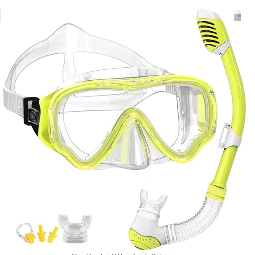 Children's Diving Mask Childre - Freediving Mask Set 评论和价格