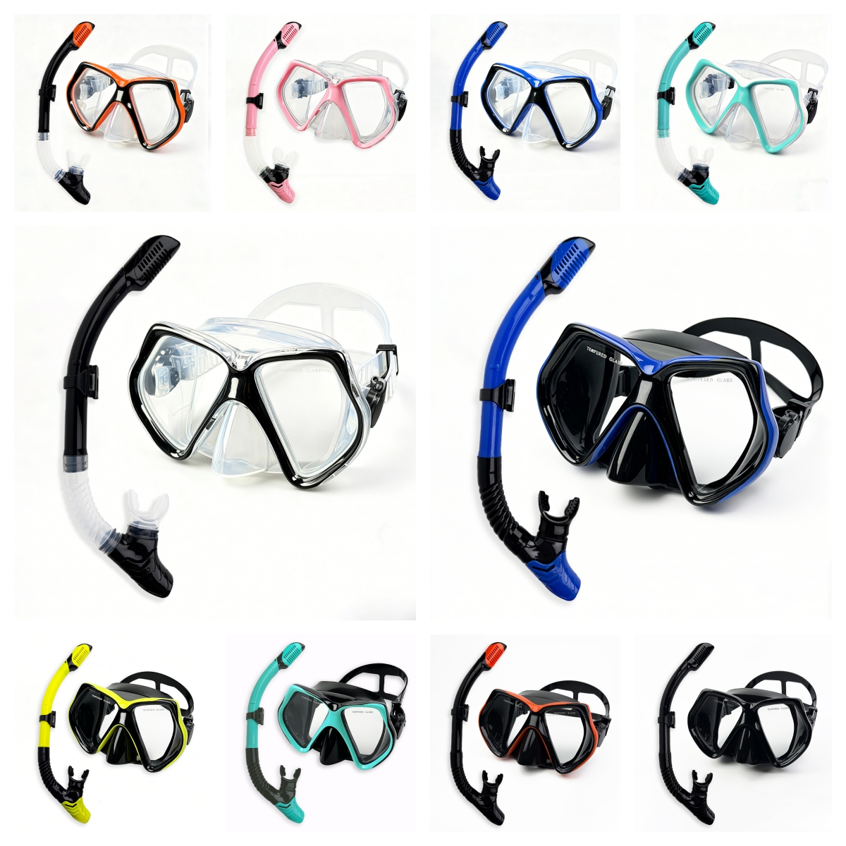 Dry Snorkel Set Diving Mask Fo - Freediving Mask Set 评论和价格