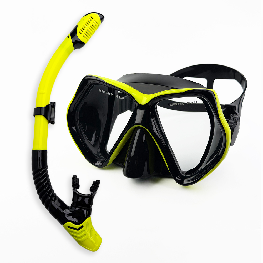 Dry Snorkel Set Diving Mask Fo - Freediving Mask Set 评论和价格