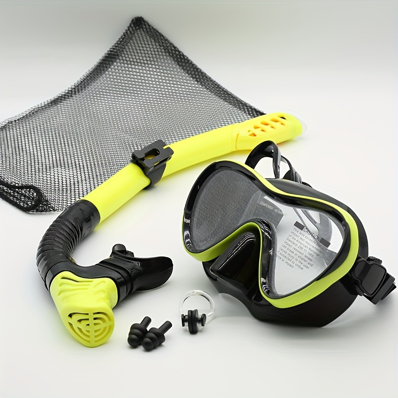 Professional Silicone Snorkeli - Freediving Mask Set 评论和价格