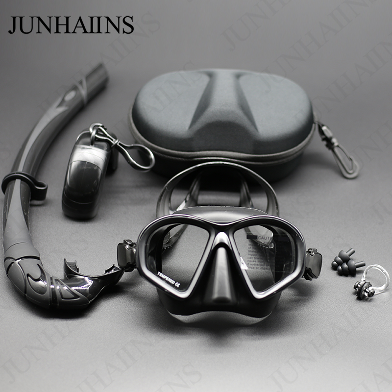 JUNHAIINS NEW Tempered Glass F - Freediving Mask Set 评论和价格