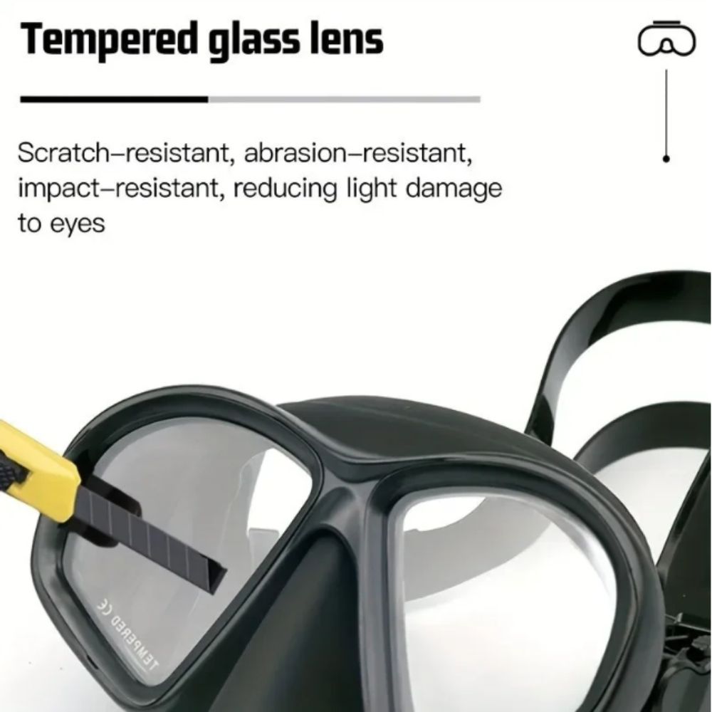 Tempered Glass Freediving Mask - Freediving Mask Set 评论和价格