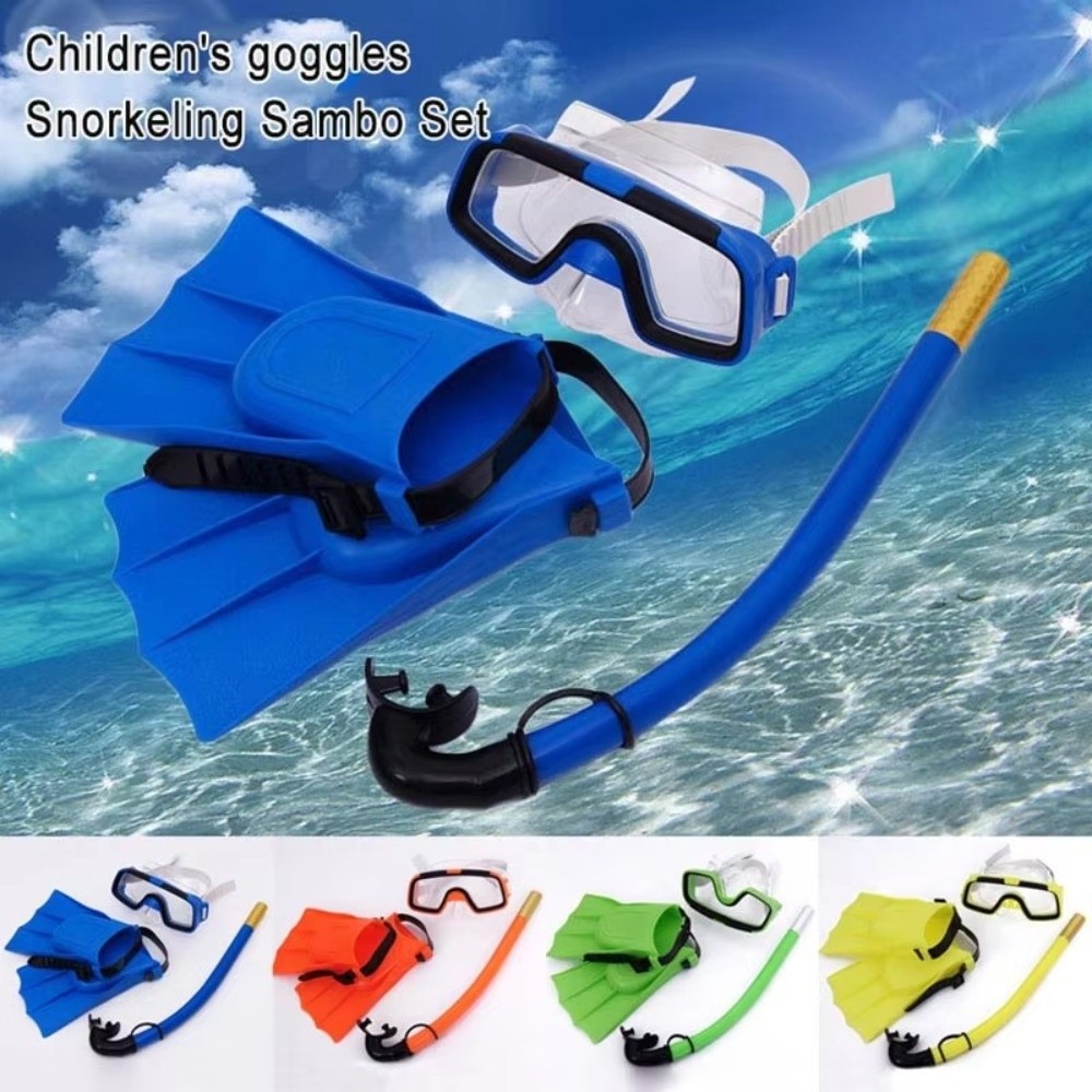 New Anti-Fog Children Diving M - Freediving Mask Set 评论和价格