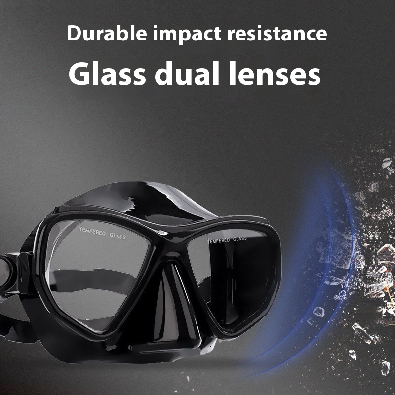 WAVE Quality Snorkeling Glass  - Freediving Mask Set 评论和价格